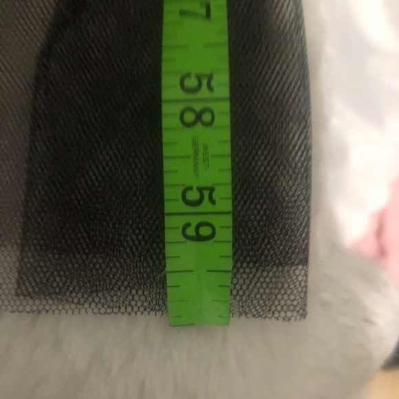 - Womens Black Strapless Dress with Sparkles. 16” pit to pit. - Picture 8 of 8